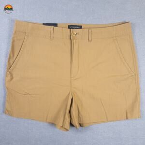 NWT Banana Republic Chino Shorts Brown 5" Flat Front Pockets Women's Size 14